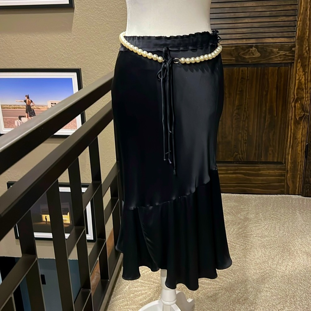 Poleci silk midi skirt